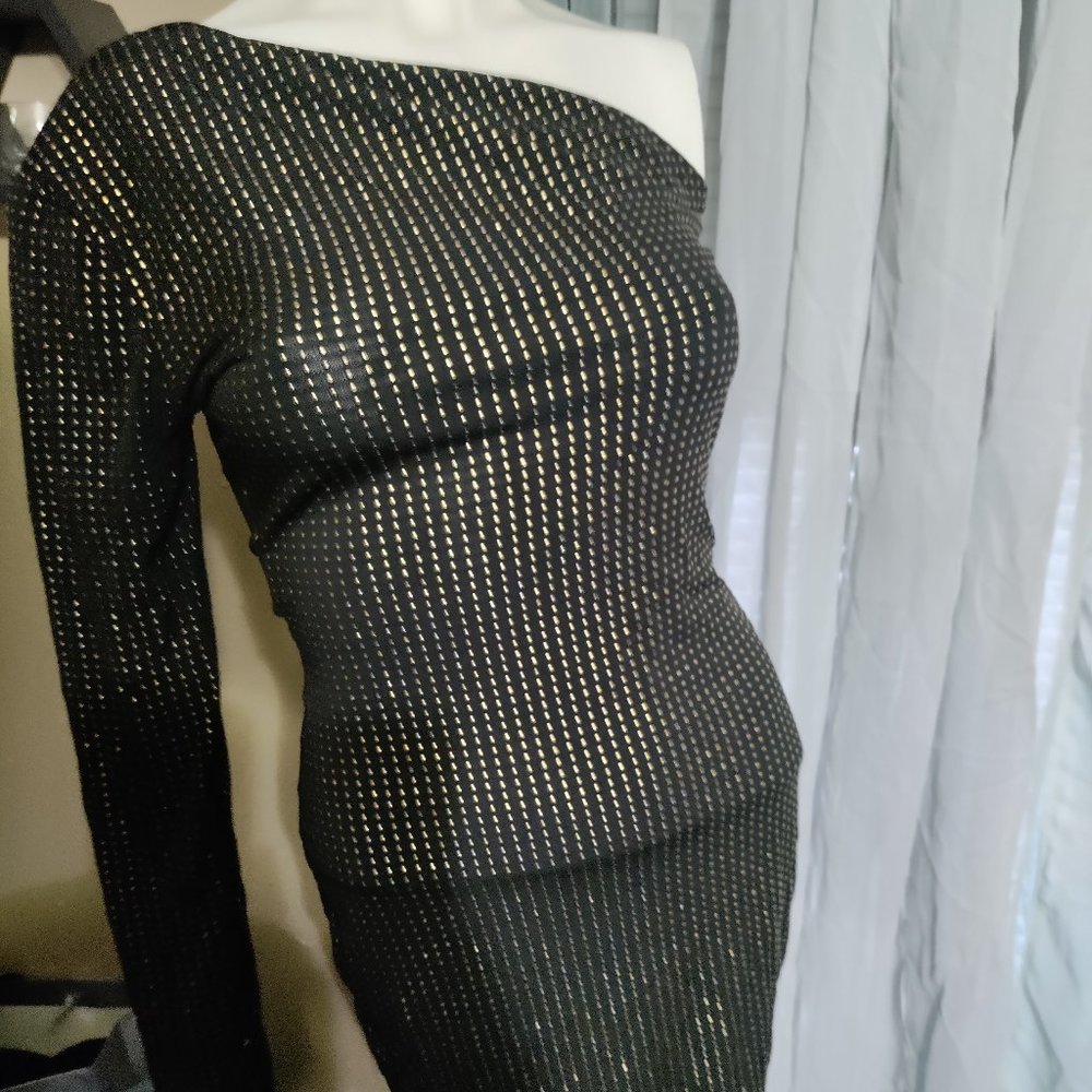 Symphony - Cold Shoulder Bodycon Dress